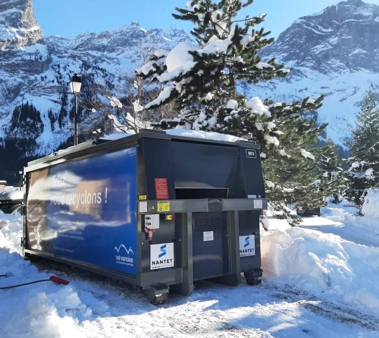 Installation compacteur monobloc en Vanoise